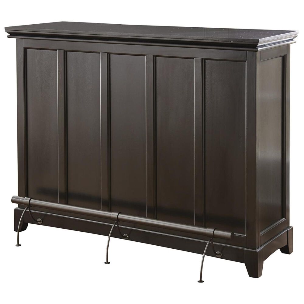 Crystal City Garcia Silverstone Top Bar Unit with Foot Rail in Ebony, , large