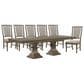 ELEMENTS Kings Court 7-Piece Rectangular Dining Set in Grey, , large