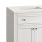 James Martin Vanities Chicago 30" Single Bathroom Vanity in Glossy White with 3 cm Lime Delight Quartz Top and Rectangular Sink, , large