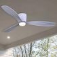 Minka-Aire Ventiara 52" LED Flush Mount Indoor/Outdoor Ceiling Fan in Flat White, , large
