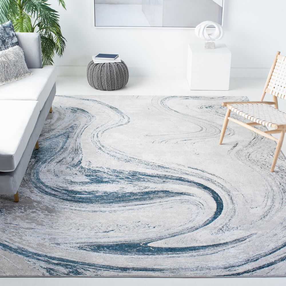 Safavieh Orchard  9&#39; x 12&#39; Grey and Blue Area Rug, , large