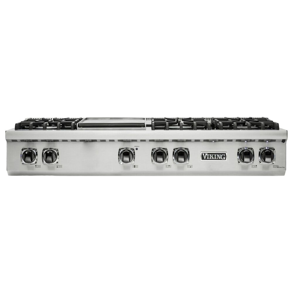 Viking Range 48" Natural Gas Rangetop with 6 Burners in Stainless Steel, , large