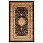 Safavieh Lyndhurst LNH213 3"3" x 5"3" Black and Ivory Area Rug, , large