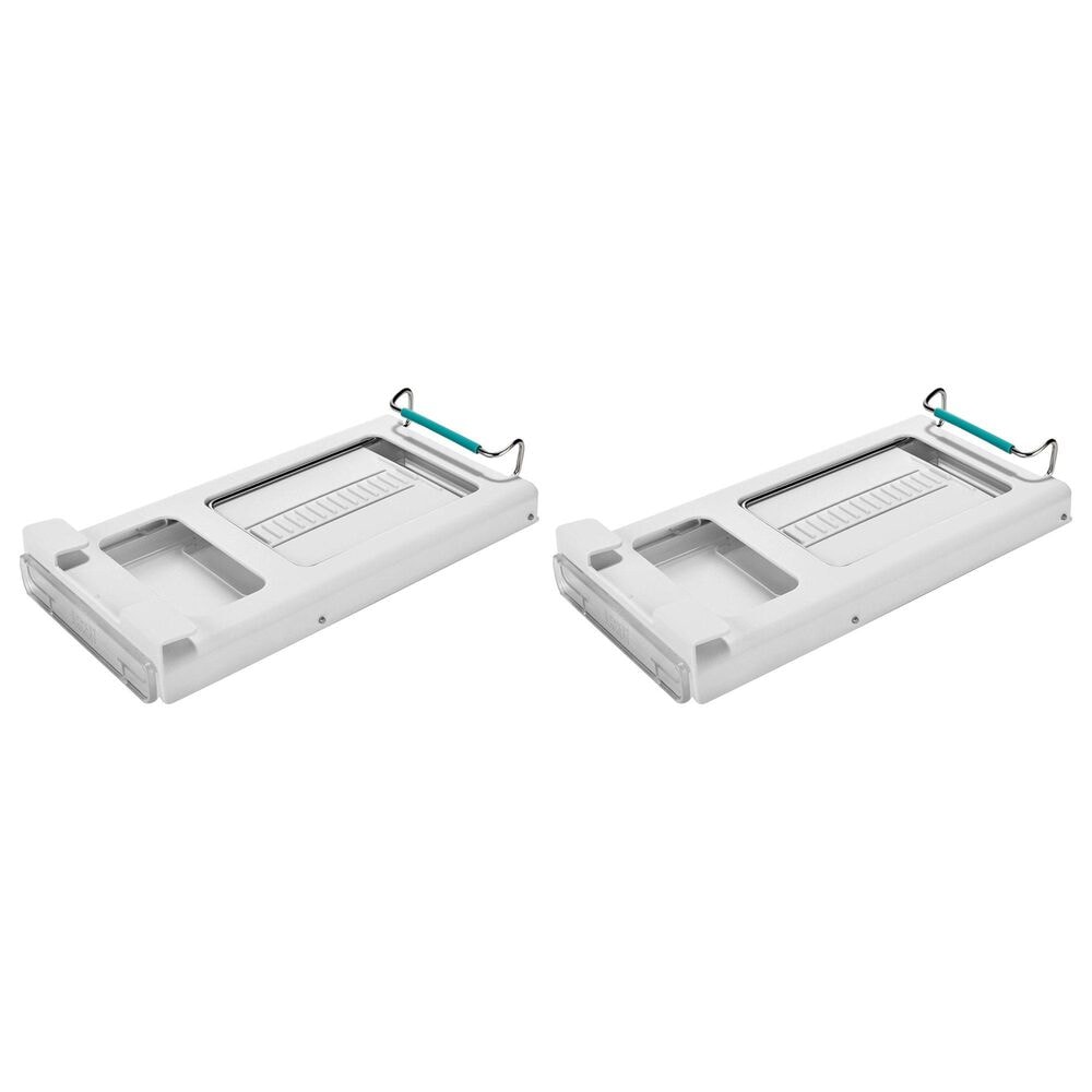 Joseph Joseph FridgeStore Under-Shelf Collapsible Can Dispenser in Clear (Set of 2), , large