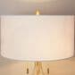 Grandview Gallery Rook Table Lamp in Gold and Clear, , large