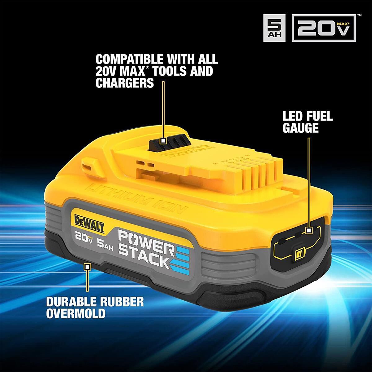 DeWALT Power Stack 5 Ah Battery NFM