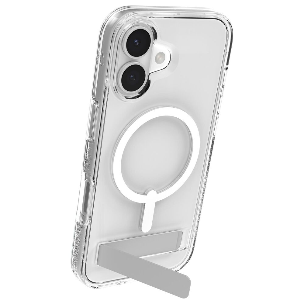 Zagg Crystal Palace Snap Case with Kickstand for Apple iPhone 17 in Clear, , large