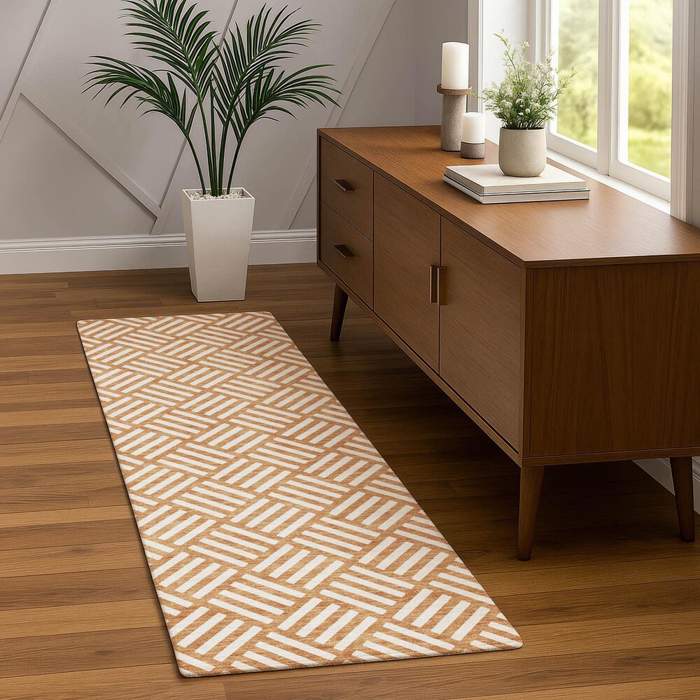 Dalyn Rug Company The Reserve TR3 Copper 2&#39;3&quot; x 7&#39;6&quot; Indoor/Outdoor Runner, , large