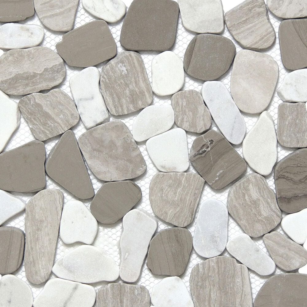Emser Cultura Winter 12" x 12" Natural Stone Mosaic Sheet, , large