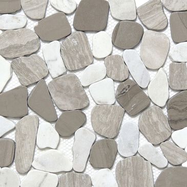 Emser Cultura Winter 12" x 12" Natural Stone Mosaic Sheet, , large
