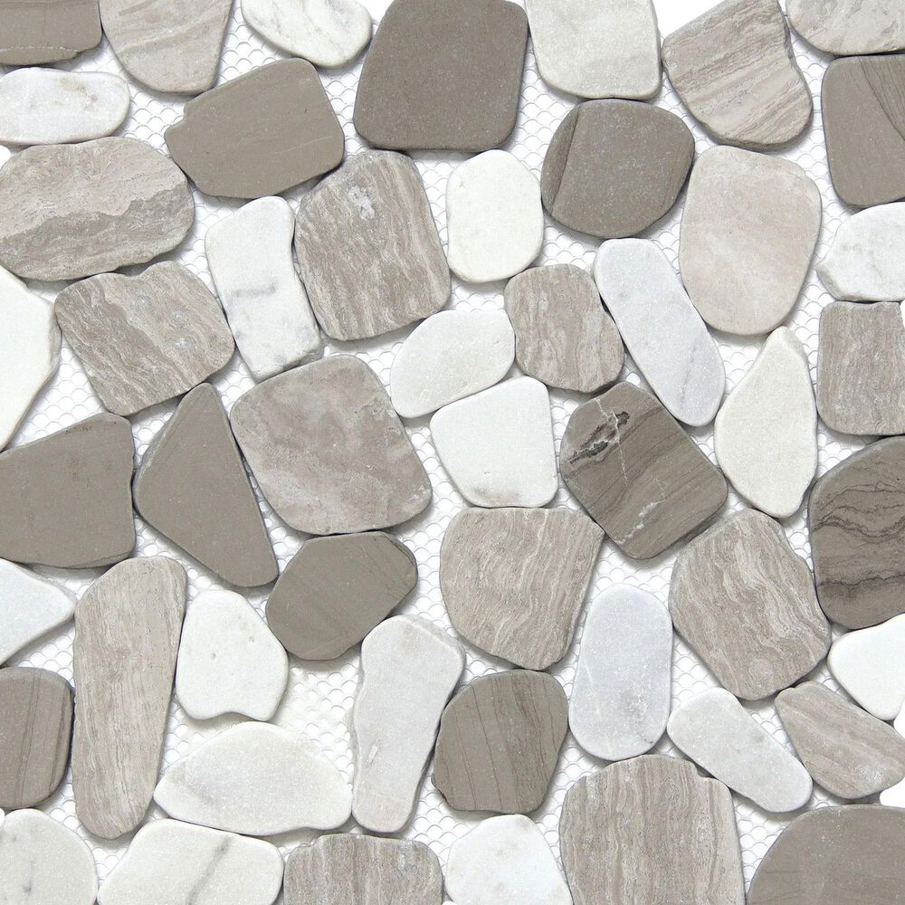 Emser Cultura Winter 12" x 12" Natural Stone Mosaic Sheet, , large