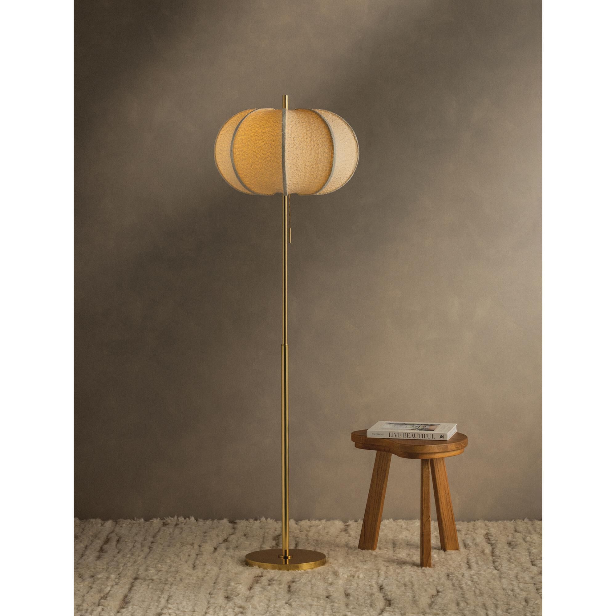 Mitzi Lighting Alexandra Floor Lamp in Aged Brass