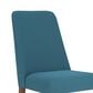 Ashley Lyncott Side Chair with Blue Cushion in Brown, , large