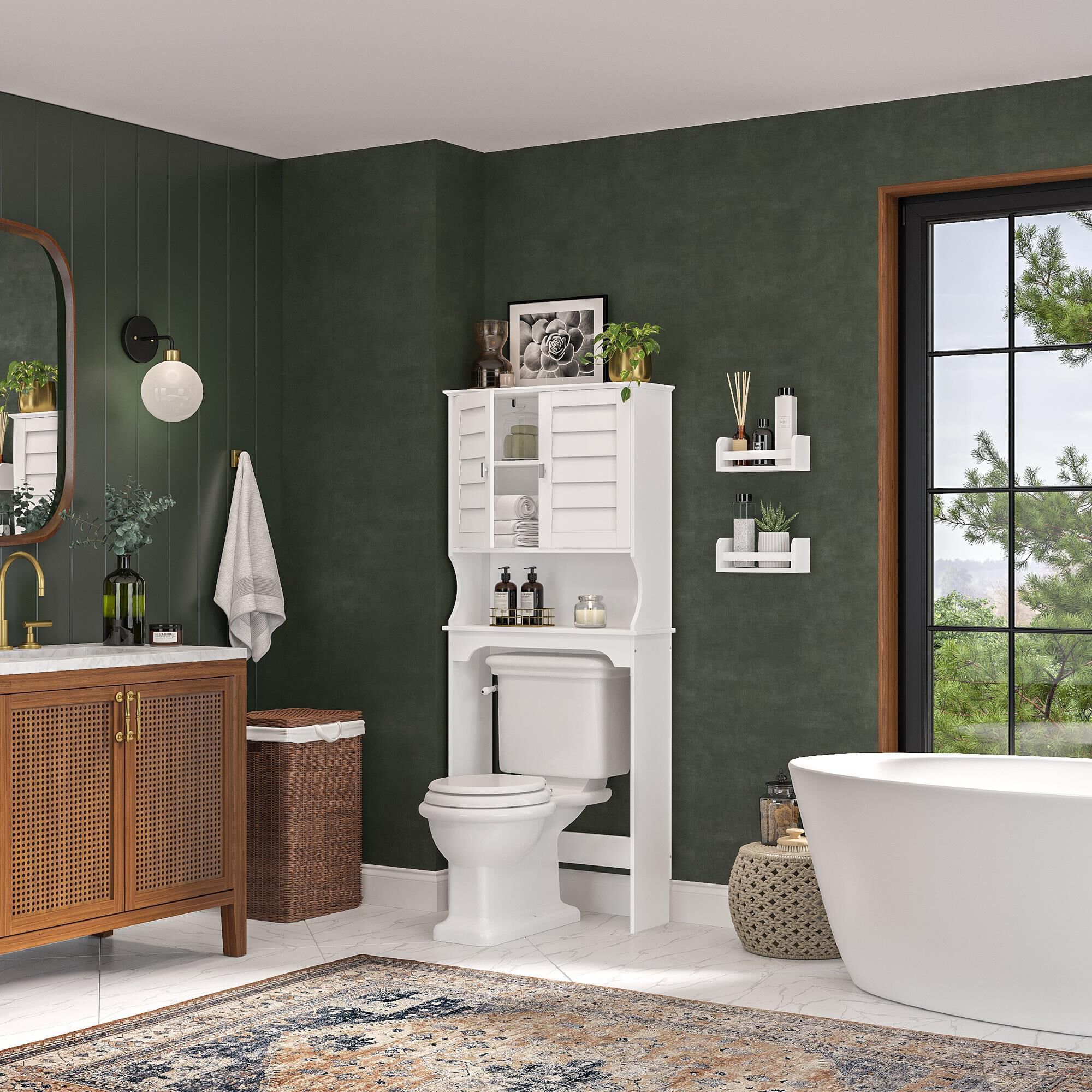 RiverRidge Home Brookfield Bathroom Spacesaver in White