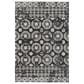 Surya Lavadora Oriental 9"3" x 12" Black, Gray and Light Gray Area Rug, , large
