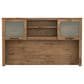 Bush Somerset 60" L-Shaped Desk with Hutch in Fresh Walnut, , large