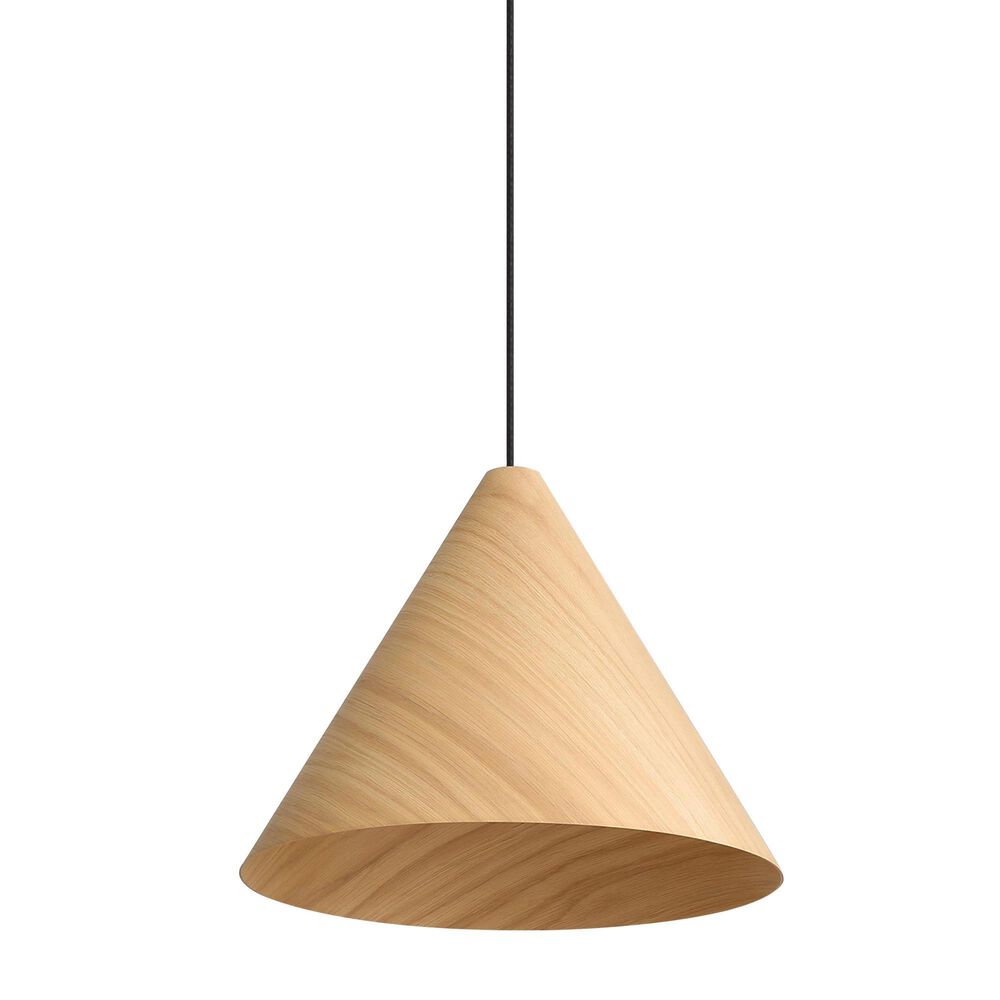 Golden Lighting Conique 2-Light Pendant in Light Walnut, , large