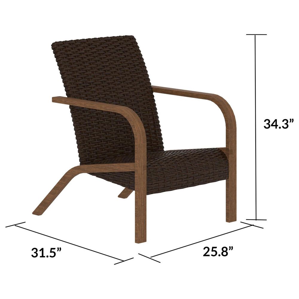 DHP SmartWick Patio Lounge Chair Dark Brown &#40;Set of 2&#41;, , large