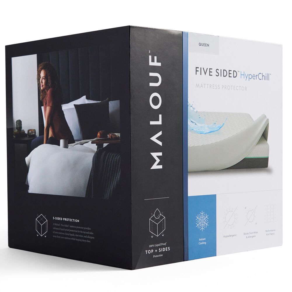Malouf Five 5ided HyperChill King Mattress Protector, , large