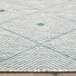L&R Resources Sun Shower 8" x 10" Blue and Gray Indoor/Outdoor Area Rug, , large