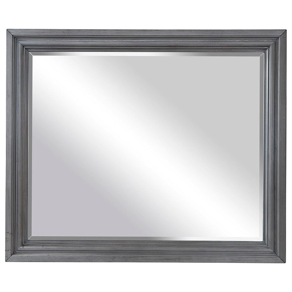 Riva Ridge Caraway Landscape Mirror in Aged Slate, , large