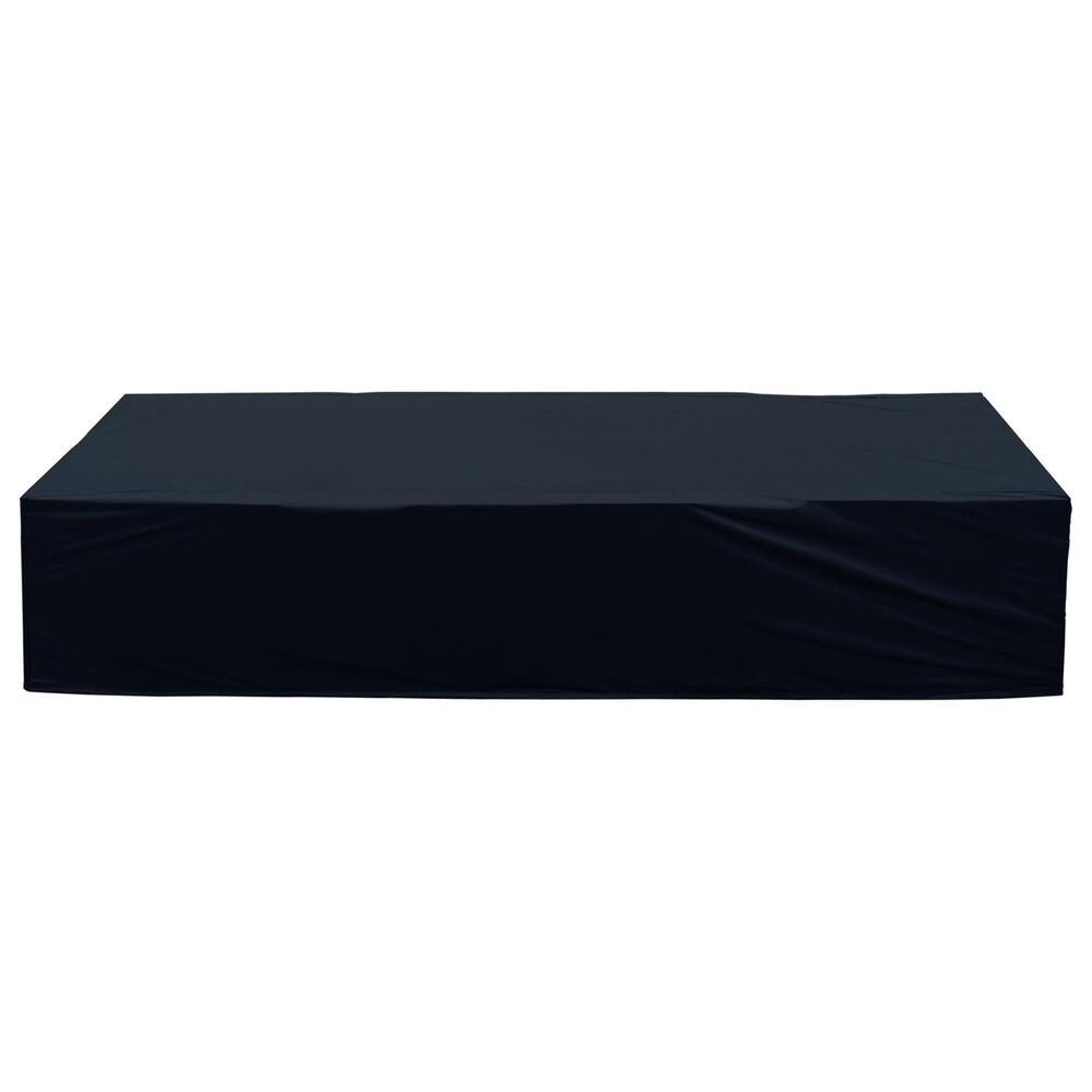 HOMLUX 126" Waterproof Patio Cover with Adjustable Drawstring in Black, , large
