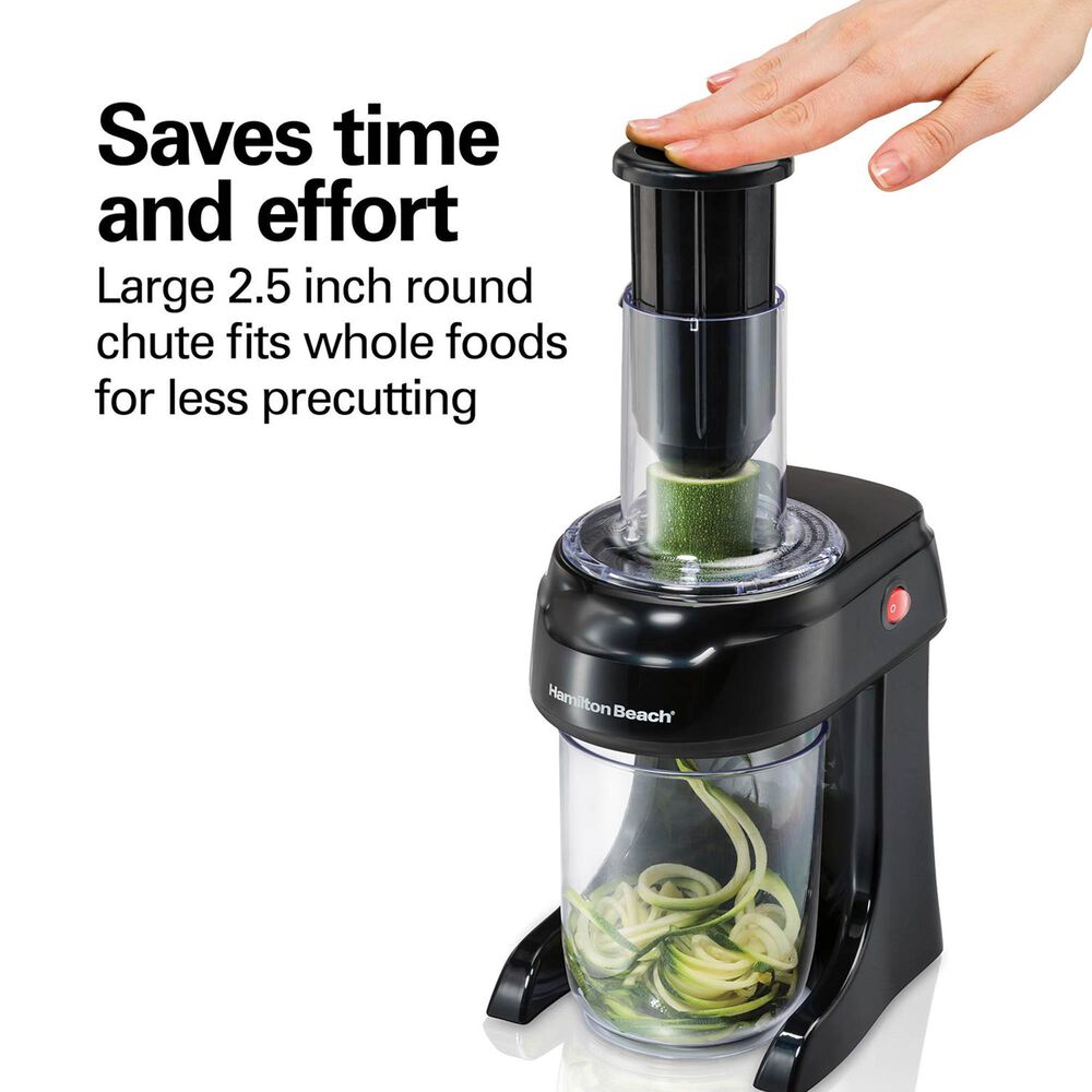 Hamilton Beach 3-in-1 Electric Spiralizer in Black, , large