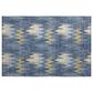 Dalyn Rug Company Soft Essentials Chevron Navy 2"6" x 3"10" Area Rug, , large