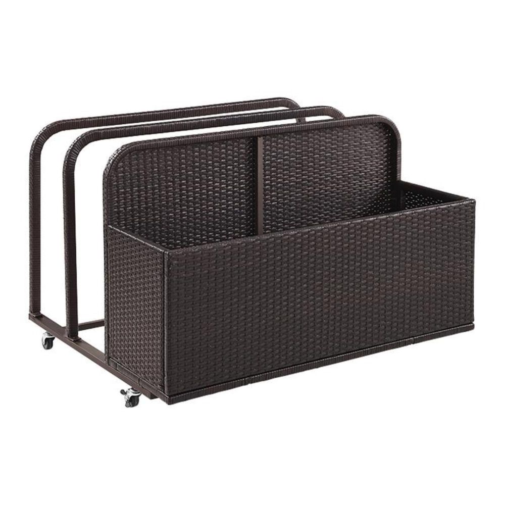 Firefly Palm Harbor Wicker Float Caddy in Dark Brown, , large