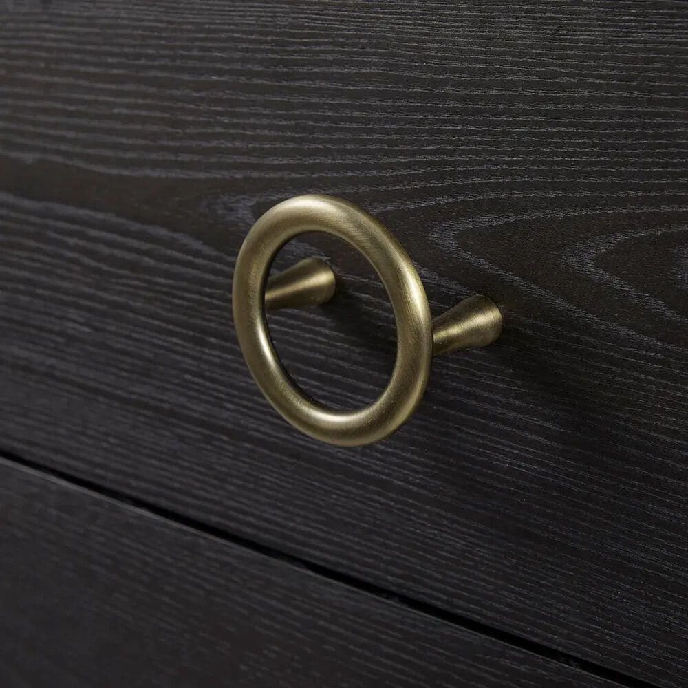 Sterling Timber Elure 3 Drawer Bachelor Chest in Peppercorn and Latte, , large