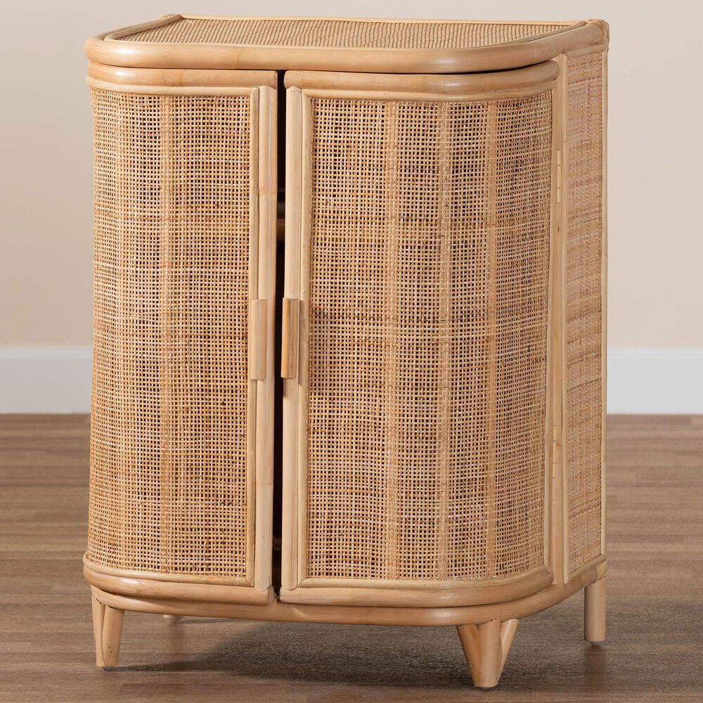 Baxton Studio Yanka Storage Cabinet in Natural, , large