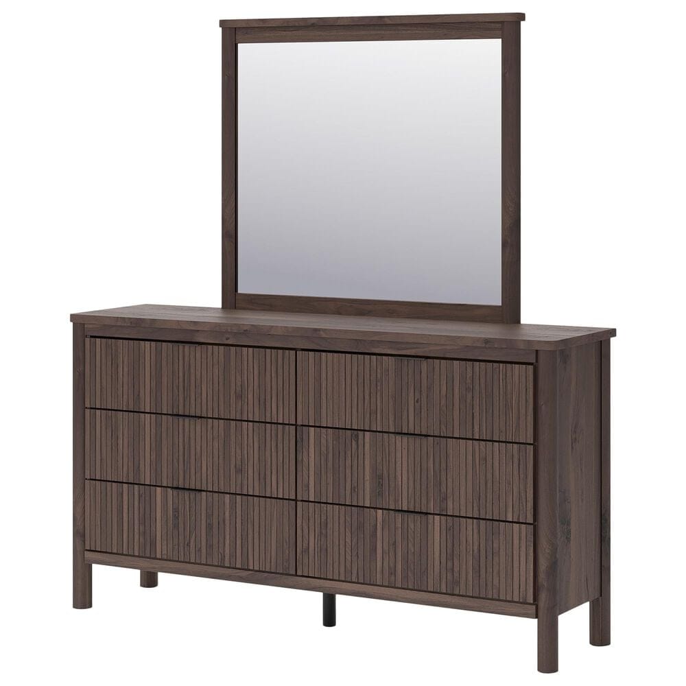Ashley Pamytta 3-Piece King Panel Platform Bedroom Set in Rich Brown, , large