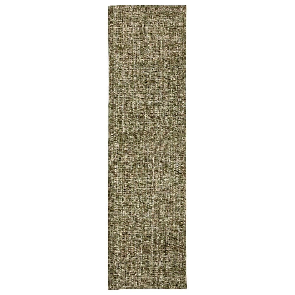 Dalyn Rug Company Abruzzo 2"3" x 7"6" Green Runner, , large