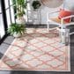 Safavieh Bermuda 3" x 5" Ivory and Rust Indoor/Outdoor Area Performance Rug, , large