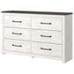 Ashley Gerridan 5-Piece Queen Bedroom Set in White and Gray, , large