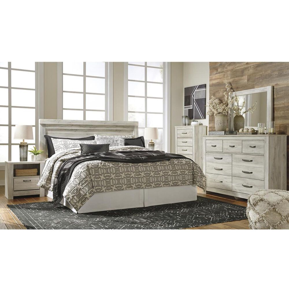Ashley Bellaby 1 Drawer Nightstand in Whitewash, , large