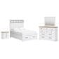 Ashley 4-Piece Queen Bedroom Set in White, , large