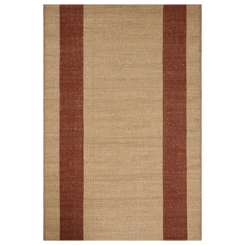 Loloi Weatherstaff Natural and Brick 8"6" x 11"6" Area Rug, , large