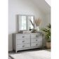 Urban Home Boho Chic 6-Drawer Dresser in Washed White, , large