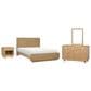 St Claire Home Margot and Theo 4 Piece Full Platform Panel Set in Desert Oak, , large