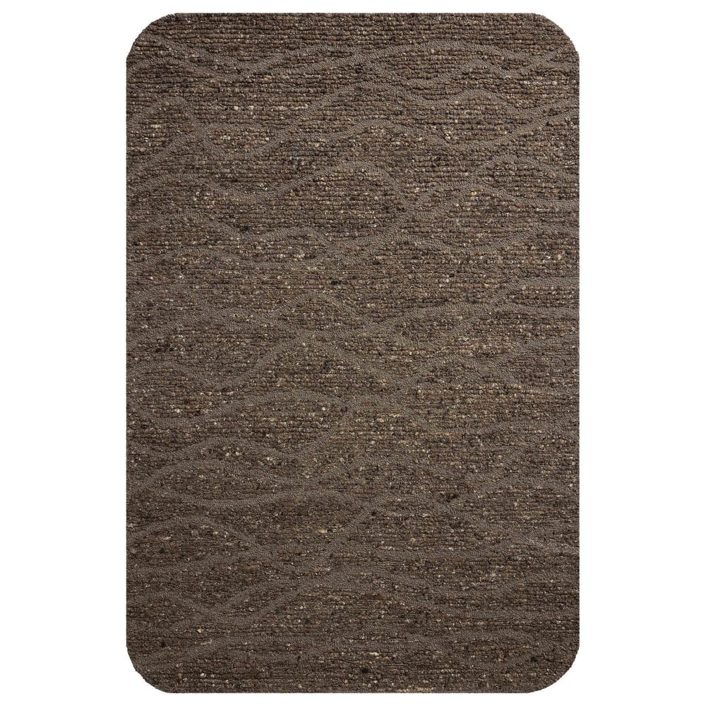 Loloi Otis Bark and Brown 5" x 7"6" Area Rug, , large