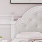 Ashley Kozlani Full Upholstered Panel Bed in Matte White, , large