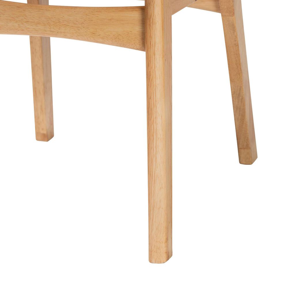 Baxton Studio Nenet Side Chair in Oak Brown (Set of 2), , large