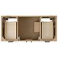 37B Alanya 48" Single Bathroom Vanity in Warm Oak with White Composite Stone Top, , large