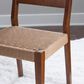 Linon Home Decor Cadence Side Chair with Woven Rope Seat in Brown (Set of 2), , large