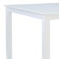 Linon Home Decor Mayfair Counter Height Table in White - Table Only, , large