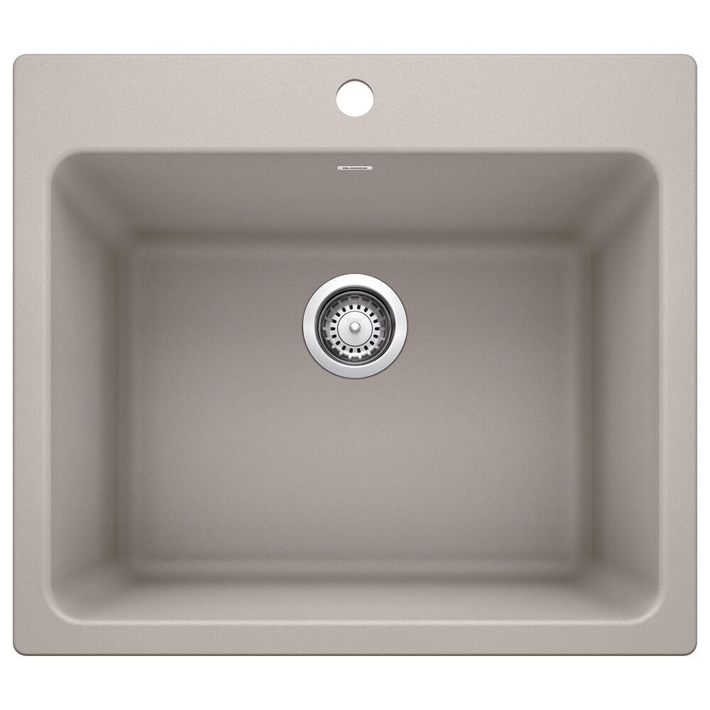 Blanco Liven 25" Dual Mount Laundry Sink in Truffle, , large