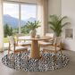 Dalyn Rug Company The Reserve TR1 Black 8" Round Indoor/Outdoor Area Rug, , large