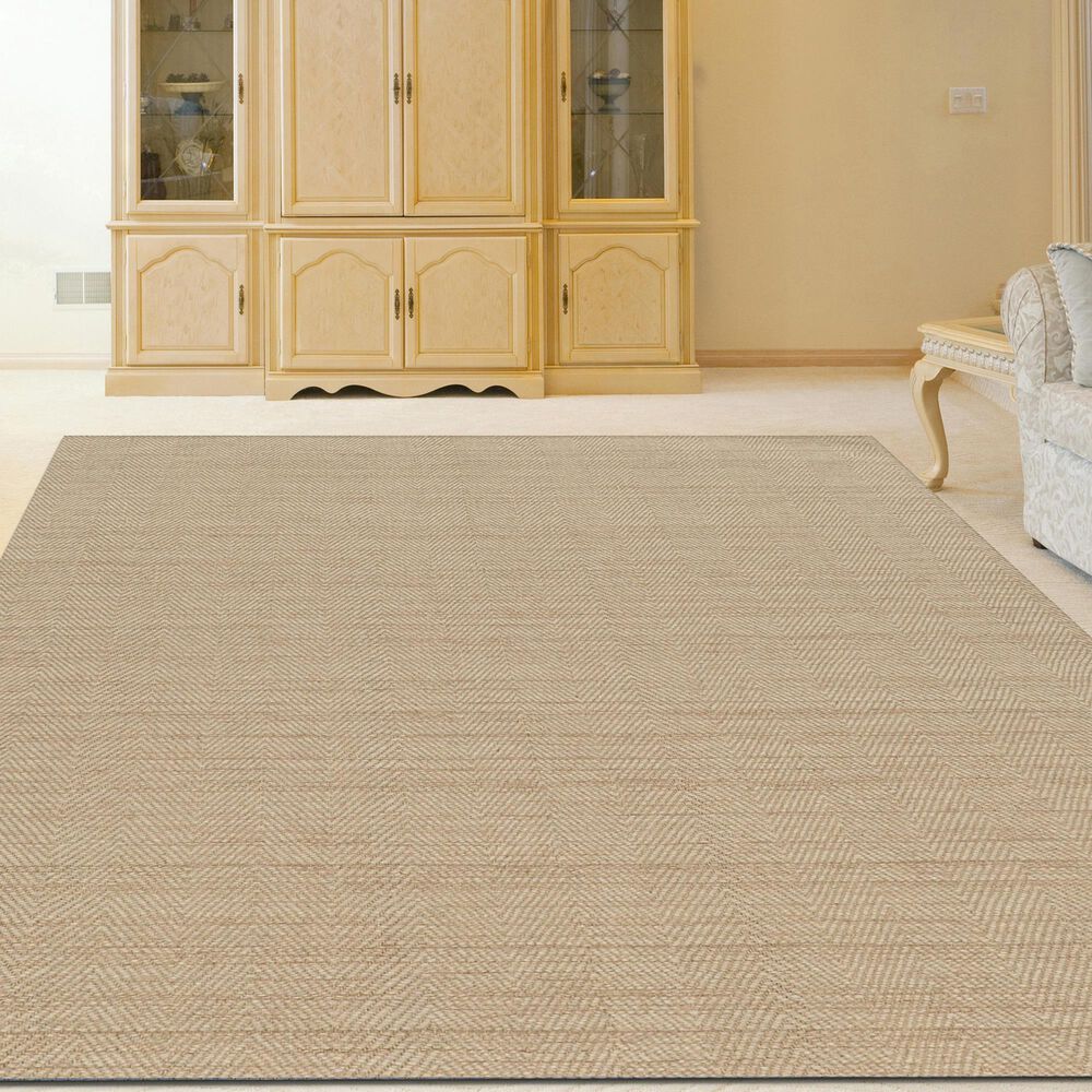 Radici USA Naturale 022 9&#39; x 12&#39; Ivory Area Rug, , large