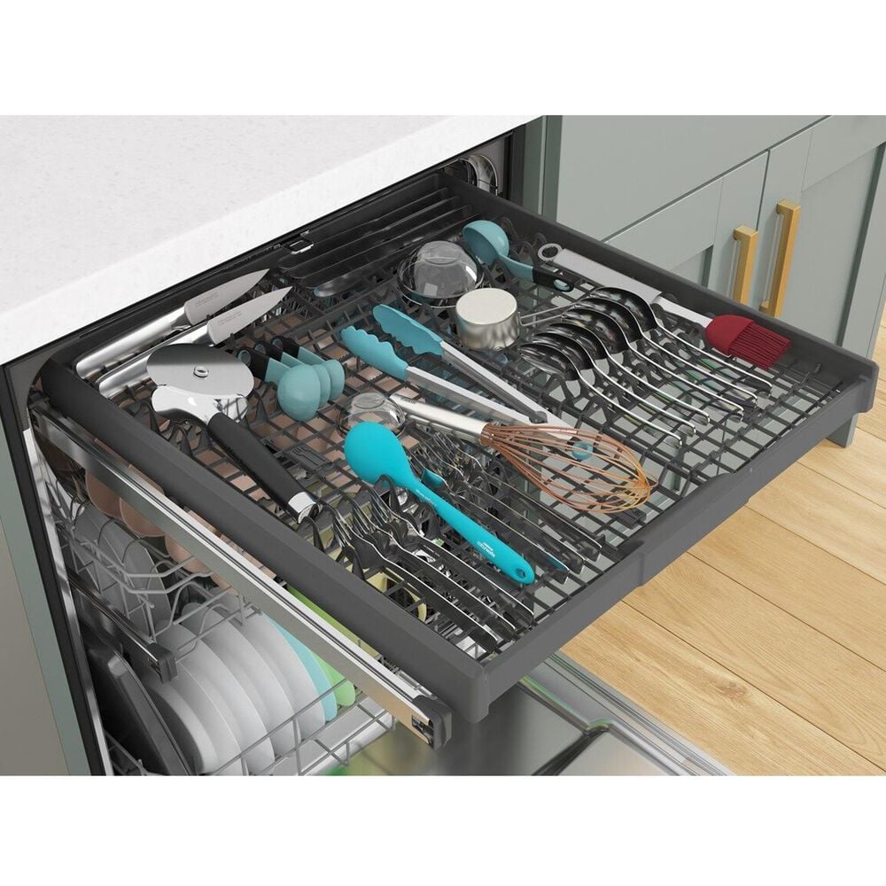 Whirlpool 24&quot; Built-In Bar Handle Dishwasher with 47 Decibel in Black Stainless Steel, , large